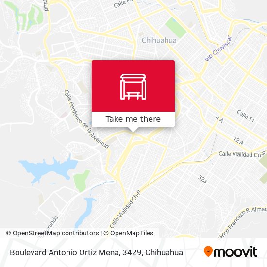Mapa de Boulevard Antonio Ortiz Mena, 3429