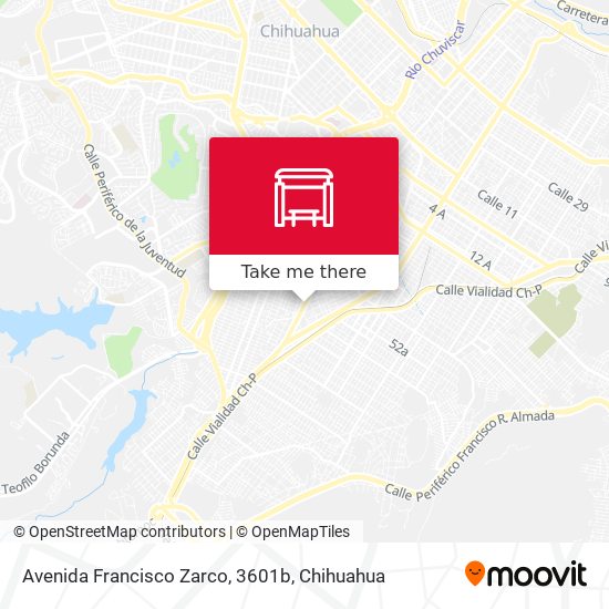 Mapa de Avenida Francisco Zarco, 3601b