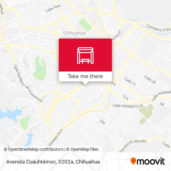 Avenida Cuauhtémoc, 3202a map