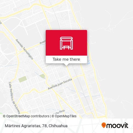 Mapa de Mártires Agraristas, 78