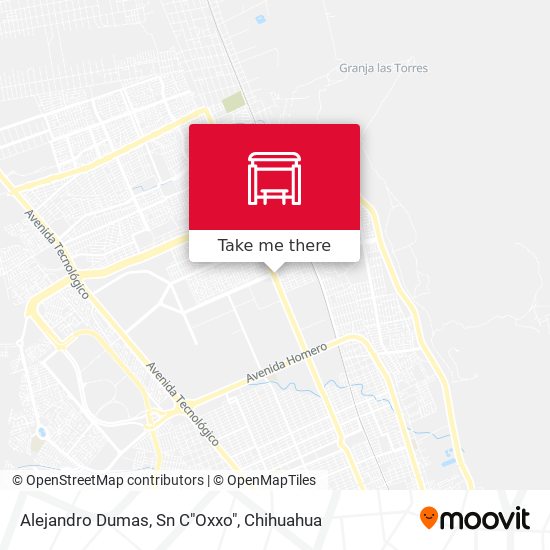 Alejandro Dumas, Sn C"Oxxo" map