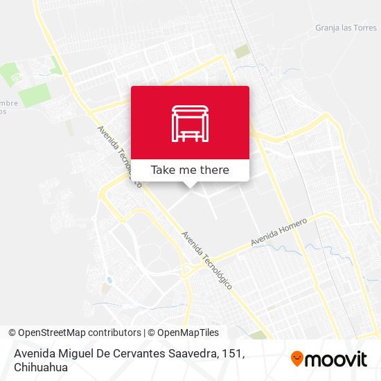 Mapa de Avenida Miguel De Cervantes Saavedra, 151