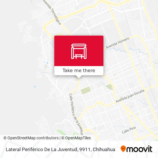 Lateral Periférico De La Juventud, 9911 map