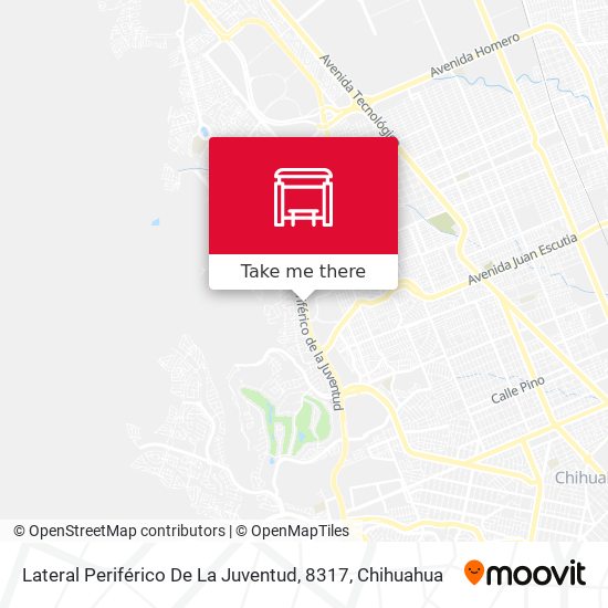 Mapa de Lateral Periférico De La Juventud, 8317