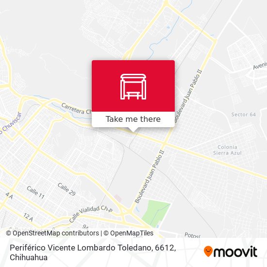 Mapa de Periférico Vicente Lombardo Toledano, 6612