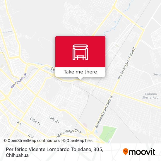 Mapa de Periférico Vicente Lombardo Toledano, 805