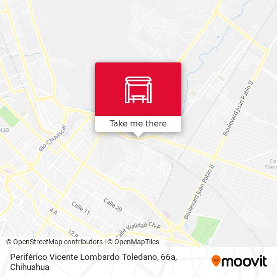 Mapa de Periférico Vicente Lombardo Toledano, 66a