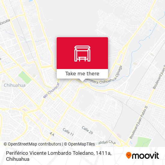 Periférico Vicente Lombardo Toledano, 1411a map