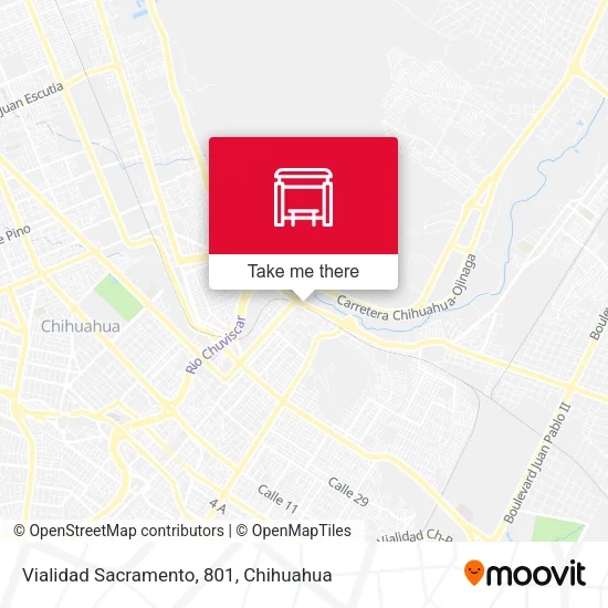 Vialidad Sacramento, 801 map