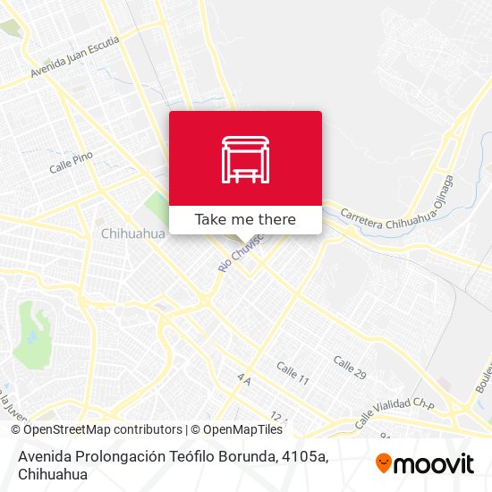 Avenida Prolongación Teófilo Borunda, 4105a map