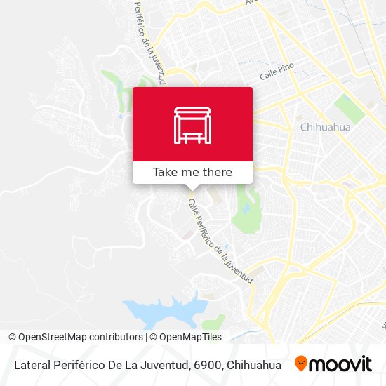 Mapa de Lateral Periférico De La Juventud, 6900