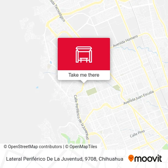 Mapa de Lateral Periférico De La Juventud, 9708