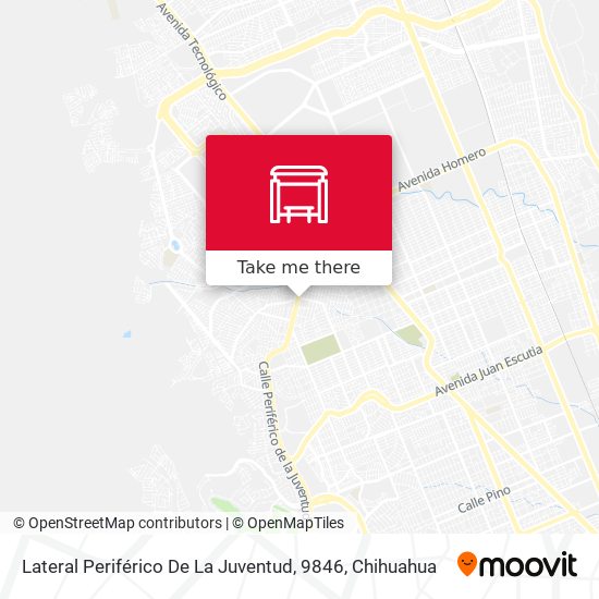 Lateral Periférico De La Juventud, 9846 map