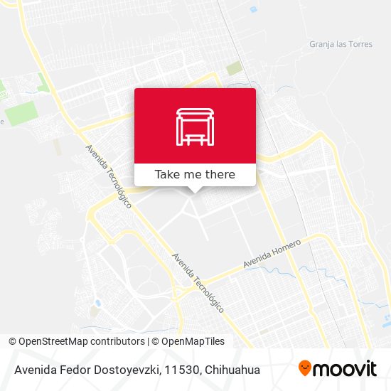 Avenida Fedor Dostoyevzki, 11530 map