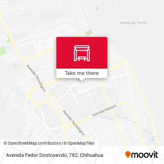 Mapa de Avenida Fedor Dostoyevzki, 782