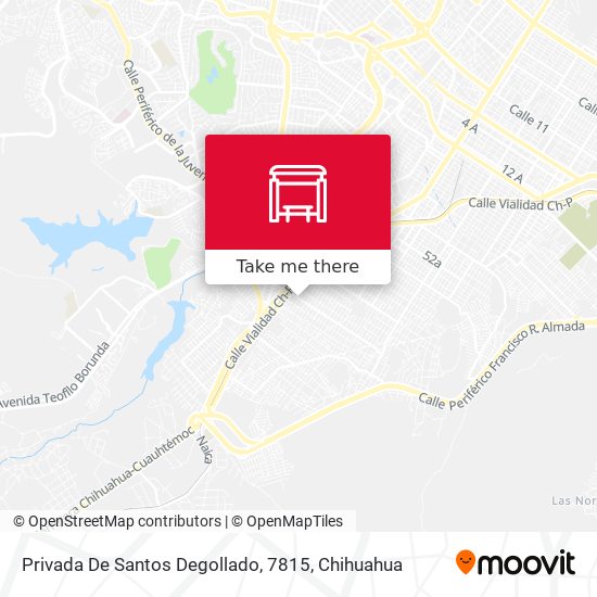 Privada De Santos Degollado, 7815 map