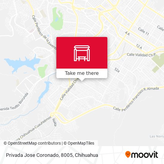 Mapa de Privada Jose Coronado, 8005