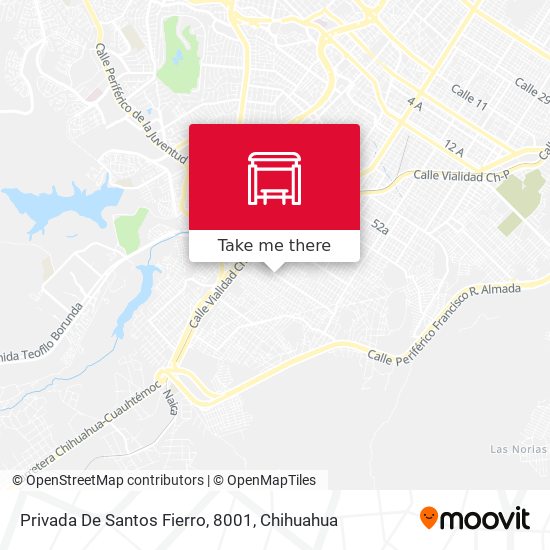Mapa de Privada De Santos Fierro, 8001