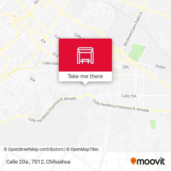Mapa de Calle 20a., 7012