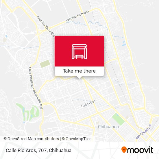 Calle Río Aros, 707 map