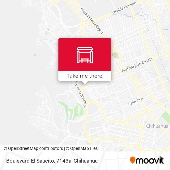 Boulevard El Saucito, 7143a map