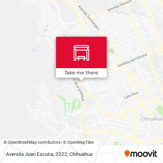 Avenida Juan Escutia, 2022 map