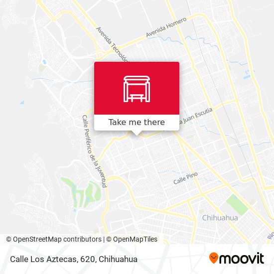 Calle Los Aztecas, 620 map