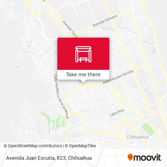 Avenida Juan Escutia, 823 map