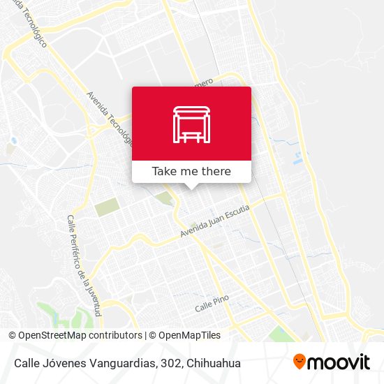 Calle Jóvenes Vanguardias, 302 map