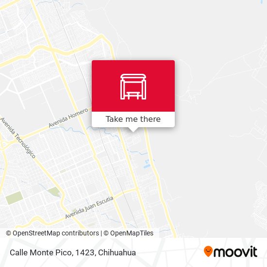 Mapa de Calle Monte Pico, 1423
