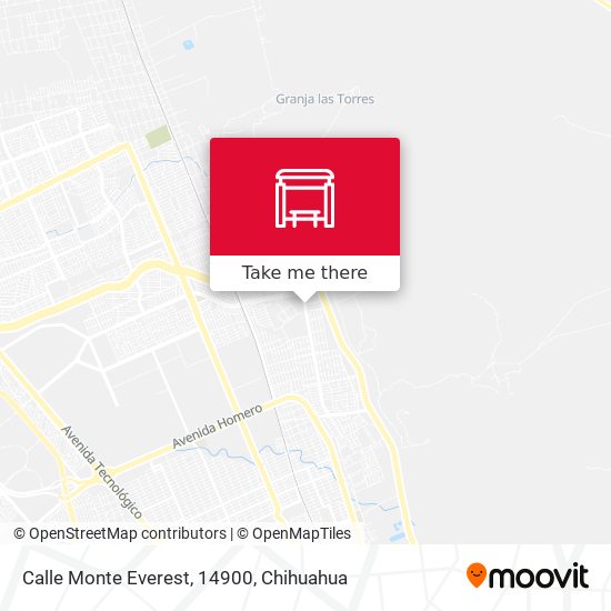 Mapa de Calle Monte Everest, 14900
