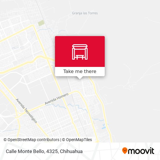 Calle Monte Bello, 4325 map