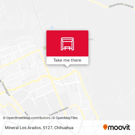 Mineral Los Arados, 5127 map
