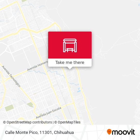 Mapa de Calle Monte Pico, 11301