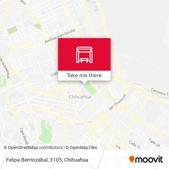 Felipe Berriozábal, 3105 map