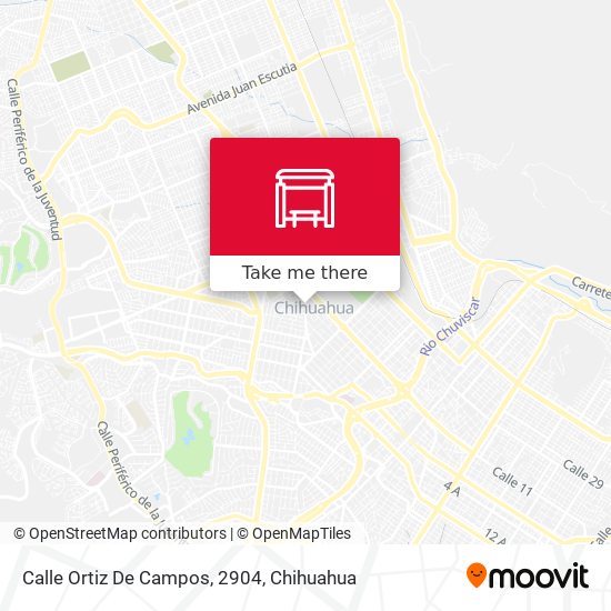 Mapa de Calle Ortiz De Campos, 2904