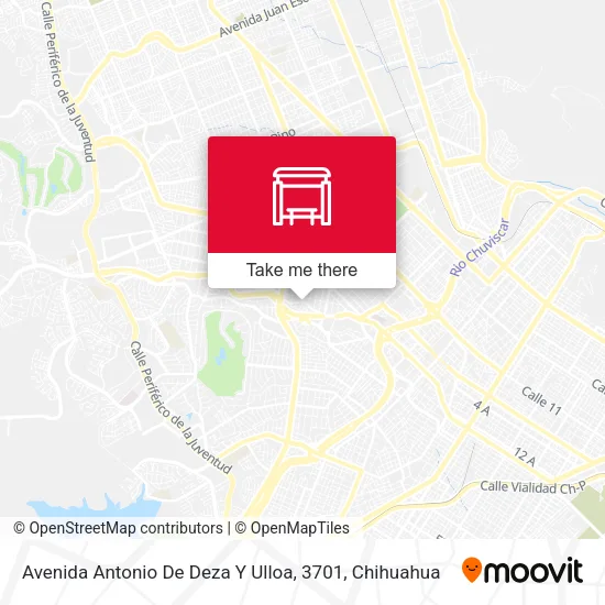 Mapa de Avenida Antonio De Deza Y Ulloa, 3701