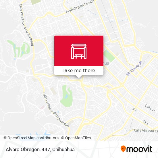 Álvaro Obregón, 447 map