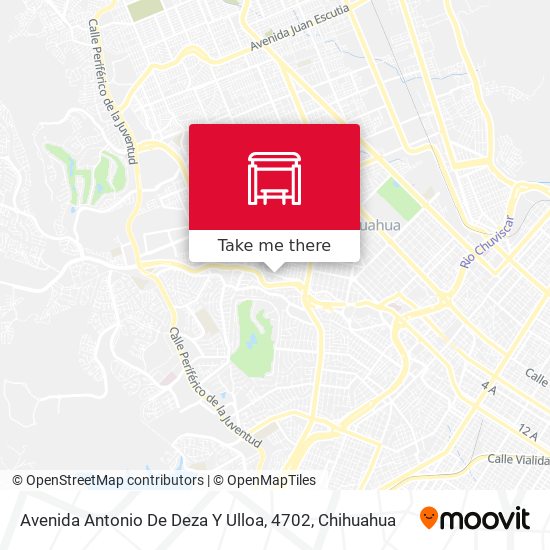 Mapa de Avenida Antonio De Deza Y Ulloa, 4702