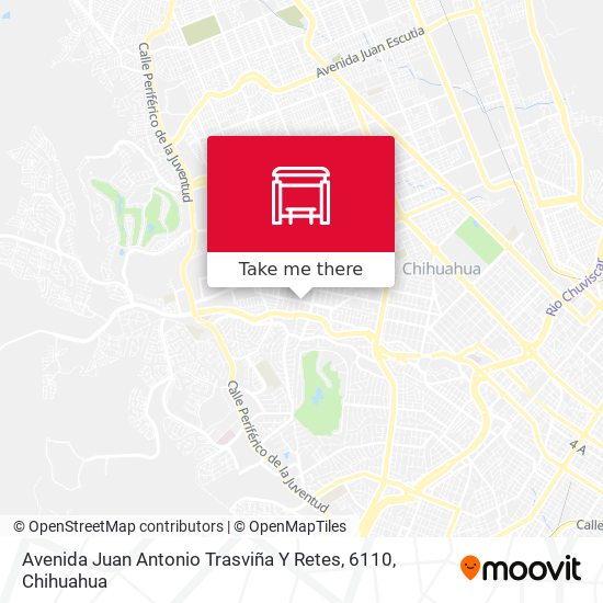 Avenida Juan Antonio Trasviña Y Retes, 6110 map