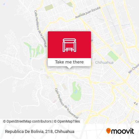 Republica De Bolivia, 218 map