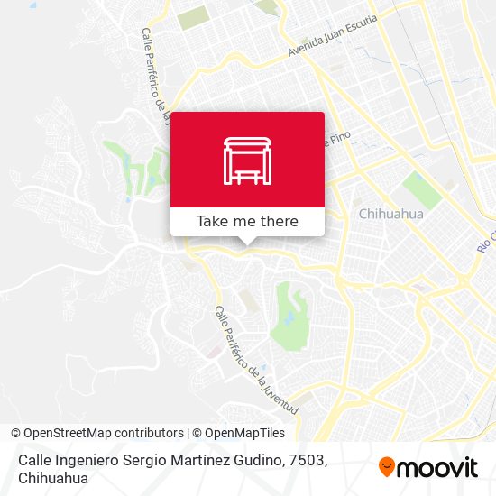 Mapa de Calle Ingeniero Sergio Martínez Gudino, 7503