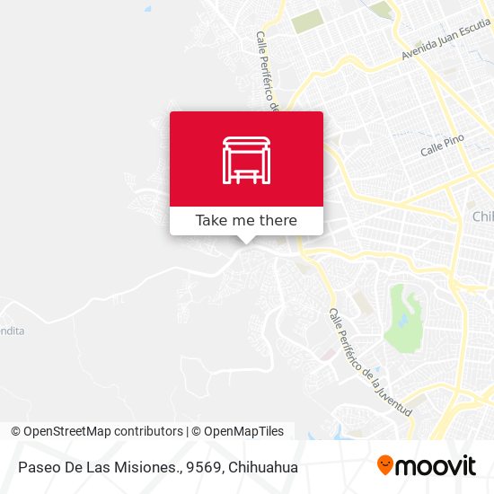 Mapa de Paseo De Las Misiones., 9569