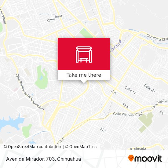 Mapa de Avenida Mirador, 703
