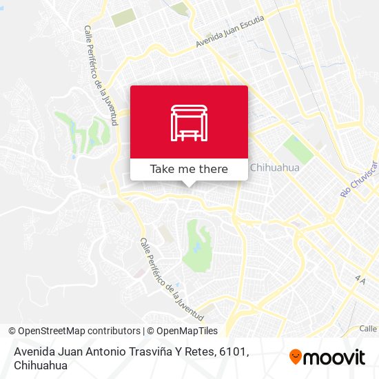 Avenida Juan Antonio Trasviña Y Retes, 6101 map