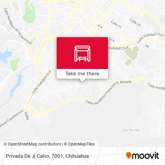 Privada De Jj Calvo, 7001 map