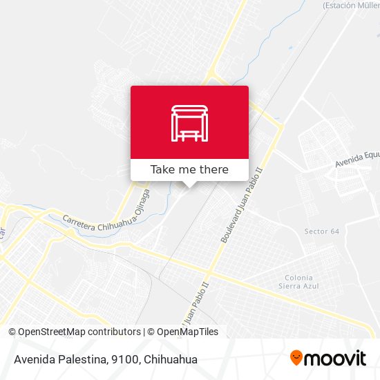 Avenida Palestina, 9100 map