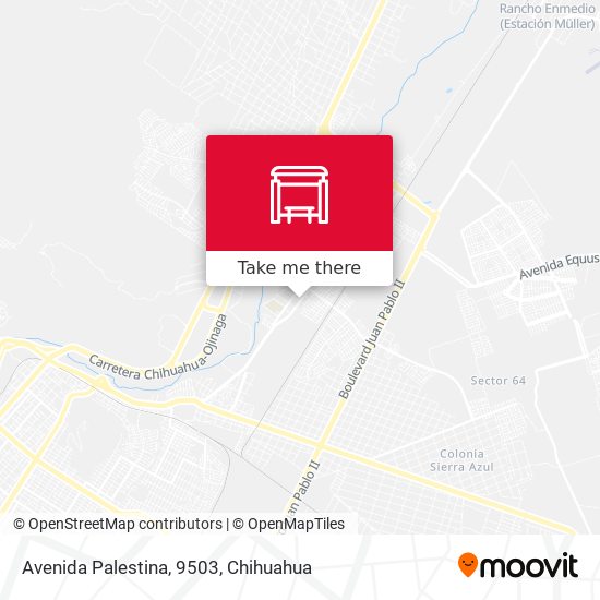 Avenida Palestina, 9503 map