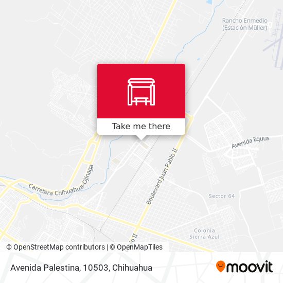 Avenida Palestina, 10503 map