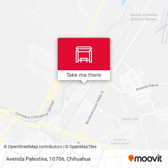 Avenida Palestina, 10706 map
